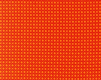 BY YARD-Imperial Gold Silver Fans Fabric Robert Kaufman 17667-91 Crimson Red