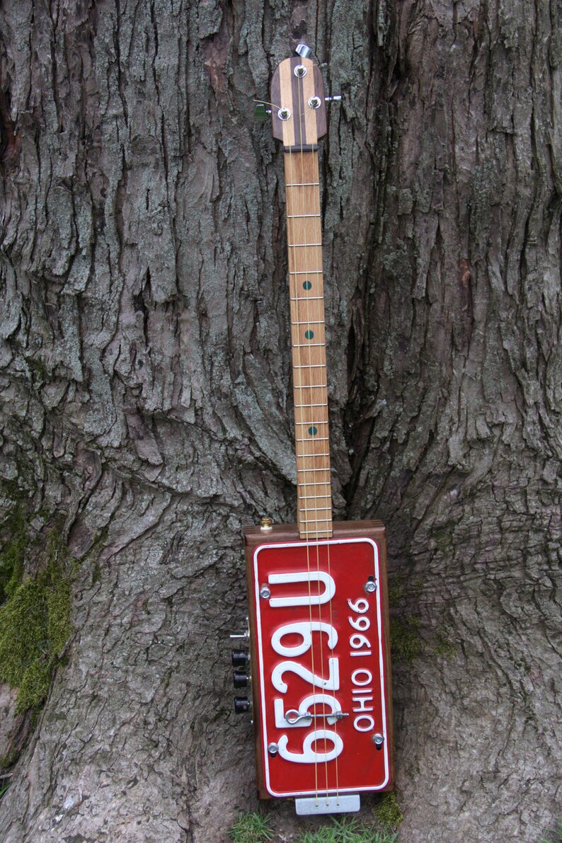 License Plate Guitar Etsy