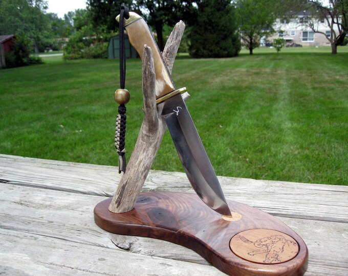 Woolly Mammoth Ivory Bowie Camp Knife Etsy