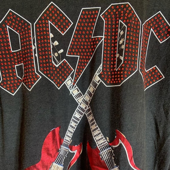 ACDC small black graphic preowned T-shirt