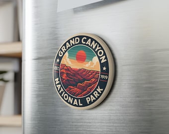 Grand Canyon National Park magnet | Arizona travel, camping souvenir, Southwest roadtrip keepsake, rim-to-rim hiking gift