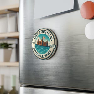 Dry Tortugas National Park magnet | Florida Key West vacation gift; Fort Jefferson design