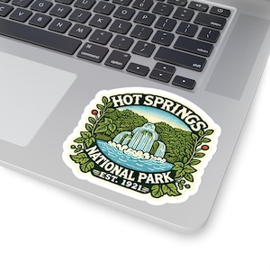 Hot Springs National Park sticker | small to large Arkansas gift, travel decal