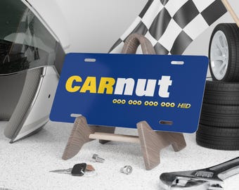Automotive Graphic Vanity Plate | Carnut