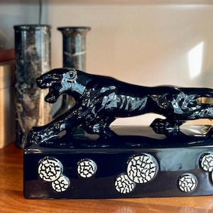 Vintage 1950s Iconic Retro Mid Century MCM Black Panther Vintage 1950s Iconic Retro Mid Century MCM Black Panther