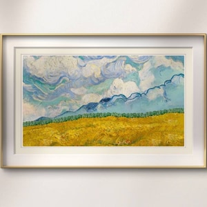 Van Gogh Poster, Van Gogh Print, Landscape Poster, Wall Art, Famous artist Painting,Home Decor, Classic Art Reproduction, HIGH QUALITY