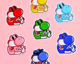 Pegatina de vinilo de Yoshi Boba