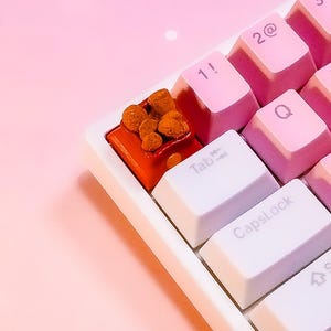 Chicken Nugget Artisan Keycap: Fun Foodie Keyboard Accessory