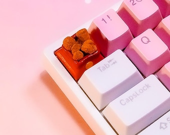 Chicken Nugget Artisan Keycap: Fun Foodie Keyboard Accessory