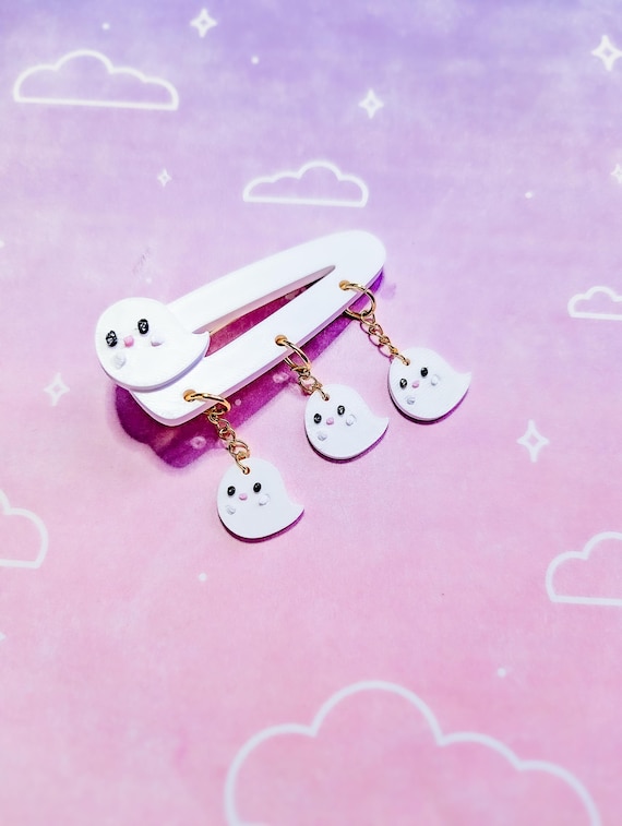 FULANSI Halloween Haarspangen Set – Fledermausflügel, 3D-Kürbis, Glitzer, 2 Stück Für Damen & Mädchen