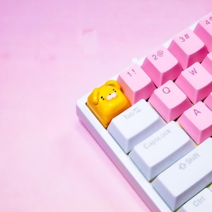 Dog Keycap | Cute Dog-Themed Artisan Keycap | Unique Gaming Keyboard Accessory | Custom Desk Decor