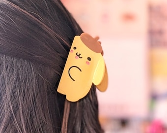 Spinka do włosów Kawaii Purin, spinka do włosów w stylu anime Golden Retriever
