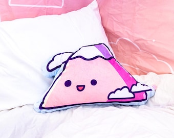 Mount Fuji Kawaii Plushie: Happy Mascot, Cutesewluna Exclusive