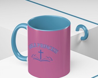 Bible Princess Accent Coffee Mug (11oz).