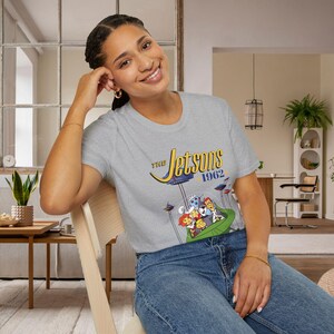 the jetson t shirt, cartoon shirt, tv show tshirts, retro t shirt women, 60s tshirt, vintage t shirt, series t shirts, gift for women, gift image 3