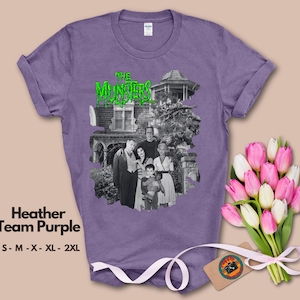 The Munsters T Shirt, The Munster Tv Series Shirt, The Munster Family, Retro Munsters Shirt,  Christmas gift, 60s Retro Series Shirt, Horror