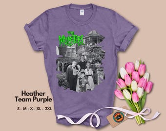 The Munsters T Shirt, The Munster Tv Series Shirt, The Munster Family, Retro Munsters Shirt,  Christmas gift, 60s Retro Series Shirt, Horror