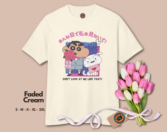 Shin-chan, Anime tshirt, Cartoon, Anime Japan, Cute anime T-Shirt, Comic T Shirt Vintage, Gift for Her, Gift Shirt, Retro, Vintage, Tv anime
