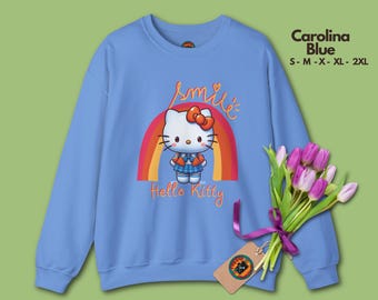 Hello Kitty, Vintage, Retro, Gift for Women, Gift Sweatshirt, Hello Kitty lover, Cartoon Sweatshirt, Cute Sweatshirt, Kawaii,  Cartoon Japan