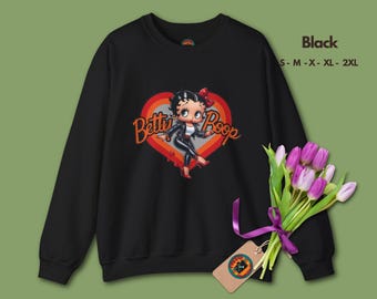 Betty Boop Sweatshirt, Vintage, Retro, Gift for Women, Gift Sweatshirt, Betty Boop lover, Cartoon Sweatshirt, Cute, Cute women, 1930s