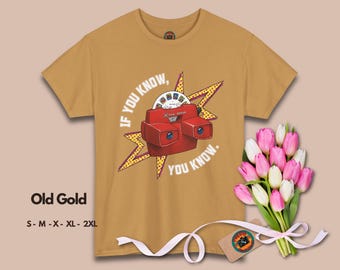 View Master Shirt, Retro 90s Toys Graphic Tee, If You Know You Know Y2K Aesthetic, Vintage 80s Nostalgia Gift, Trendy Photography Lover Top
