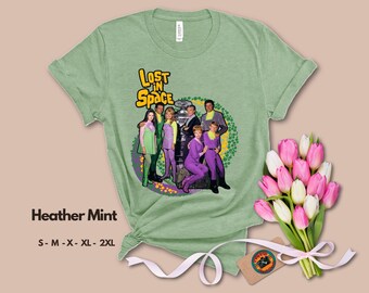 Lost in Space shirt, T Shirt for women, TV Show Sci-Fi, Original Shirt, Gift Shirt, Aesthetic, Retro T Shirt, Movie Series 60s, Sci-Fi Icon