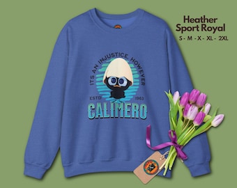 Calimero, Retro, Vintage, vintage sweatshirt, Retro Sweatshirt, cartoon, chicken, Gift for women, Gift for her, anime, lovers chicken, cute