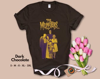 The Munsters T Shirt, The Munster Tv Series Shirt, The Munster Family, Retro Munsters Shirt,  Christmas gift, 60s Retro Series Shirt, Horror