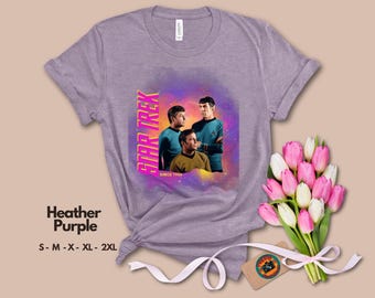 Star Trek, Vintage, Retro, birthday gift, Sci fi, Space, Gifts, Star, Gift for her, Iconic, Gift for him, Funny Gift, Star Trek T Shirt, 70s