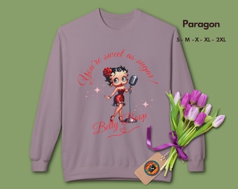 Betty Boop Sweatshirt, Vintage, Retro, Gift for Women, Gift Sweatshirt, Betty Boop lover, Cartoon Sweatshirt, Cute, Cute women, 1930s