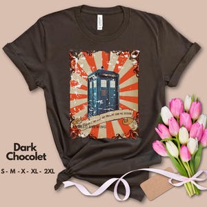 Tardis Shirt, Doctor Who Shirt, Vintage Shirt, Retro Shirt, Doctor Who TV Show, Aesthetic Shirt, Minimalist Shirt, Tardis, Police Box Shirt
