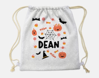 Borsa Dolcetto o Scherzetto personalizzata: borsa di Halloween, borsa di caramelle personalizzata