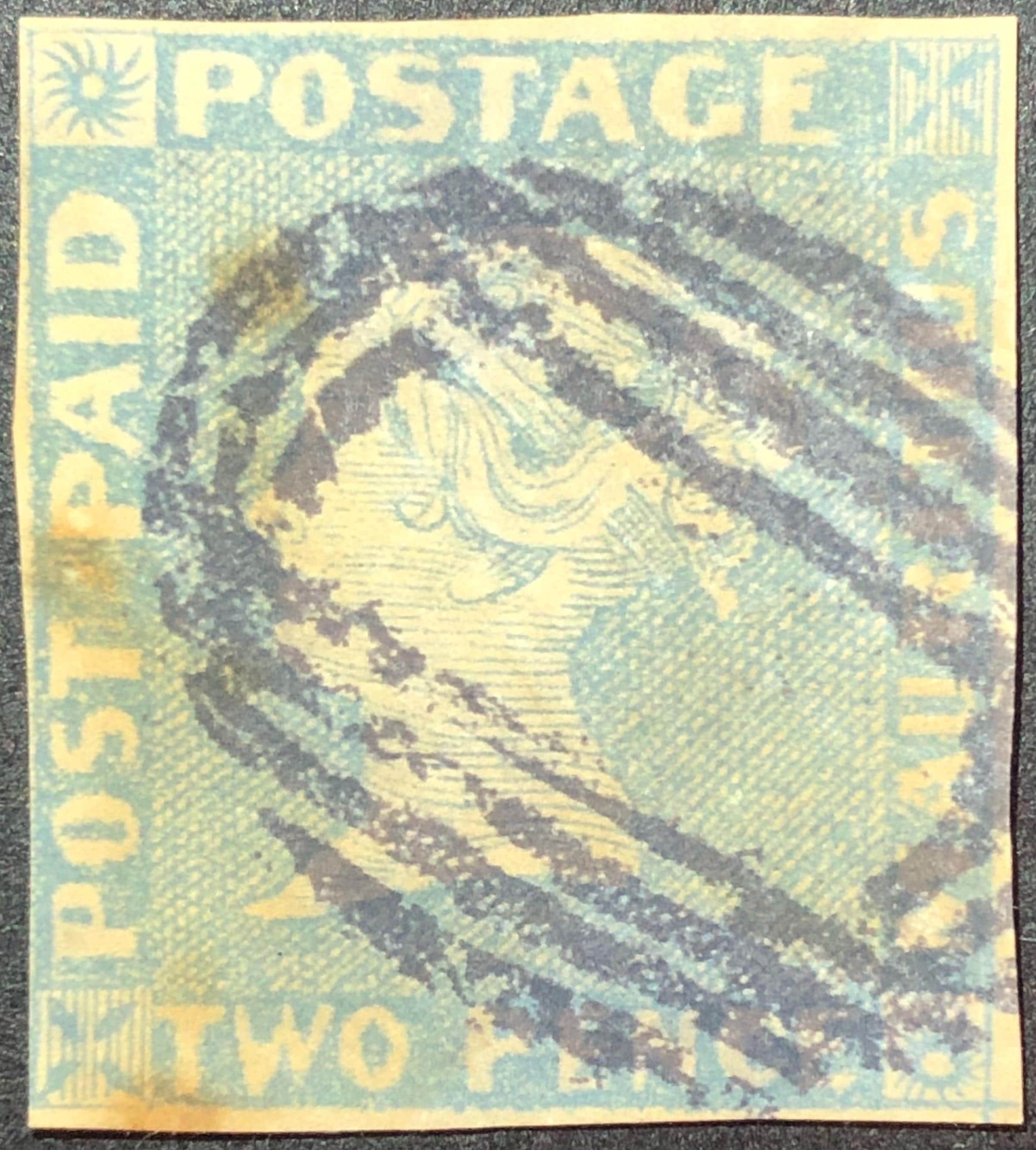 Blue Mauritius Stamp - Etsy