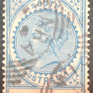 Sg.292 perf.12, South Australia stamps British Queen Victoria
