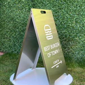 Custom Wedding Sidewalk Sign, A Frame Sign, Pavement Sign, Custom Sidewalk Sign, Pop Up Sign, A Board Sandwich Sign, Exterior Sign, Businnes