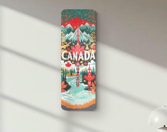 Canada Wall decor, Travel lover gift, UV printed decor, Bedroom wall decor, Gift for her, Unique decor, Kitchen wall decor, Best home gift