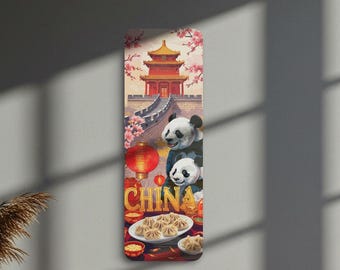 Modern China Wall Art, Unique Home Decor, Wall Hanging Art, Best Gifts, Large wall decor, Wall decor prints, Gift for him, Housewarming gift