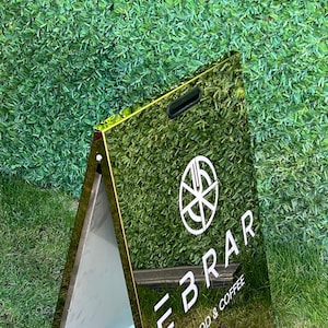 Custom A Frame Sign, Double Sided Sign, Businnes Sign, Custom Sidewalk Sign, A Board Pavement Sign, Event Sign, Wedding Sign, Sign For Cafes