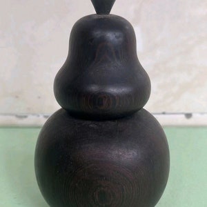 Handcrafted Wooden Gourd - Unique Home Decor