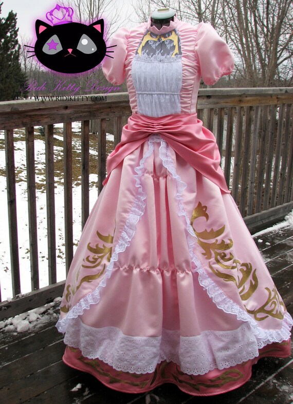 princess peach ball gown