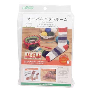 Puede incluir: Kit de telar de punto ovalado con un telar circular rojo, verde y blanco, hilo y un calcetín a rayas terminado. El embalaje incluye texto e ilustraciones japonesas. El kit está diseñado para tejer fácilmente.