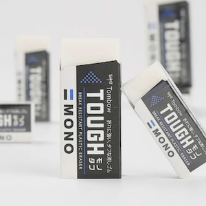 Tombow MONO Tough Eraser EF-TH – Extra Durable Break resistant Eraser for Clean Precise Erasing – Japanese Stationery Classic