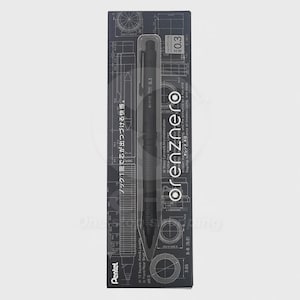 Pentel Orenz Nero 0.3mm mechanical pencil auto lead advancement sliding sleeve premium smooth precise writing