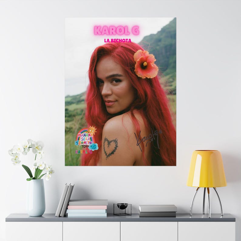 Karol G Poster, Mañana Será Bonito, Karol G Decor, Karol G Gift, Karol