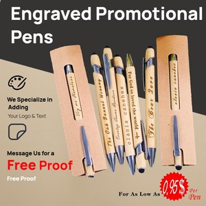 Penna in bambù con incisione personalizzata, regalo personalizzato, bomboniera per gli ospiti, penna per matrimonio con nome, penna a sfera blu, idea regalo unica