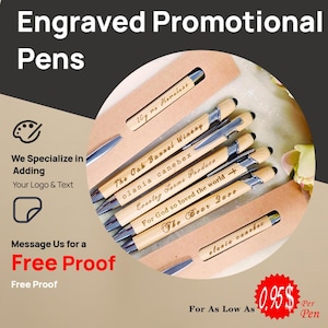 Personalized Pen,Custom Wedding Pens,Party Favors,Promotional Ballpoint Pens, Bridesmaid Gift,Custom Engraving Text,Wedding Guest Favor