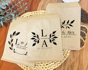 Wedding Favor Bags Bulk, Wedding Favor for Guests, Paper Favor Bags, Treat Bags, Donut Bags, Snack Bags, Cookie Bags, Cheap Wedding Souvenir