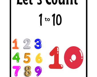 Counting for Babies and Toddlers, Teach Numbers with Counting 1-10 , early learning for toddlers