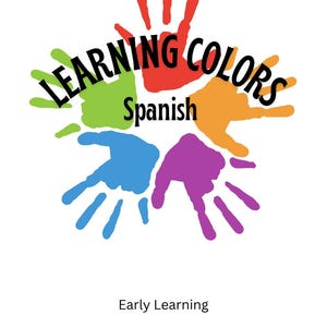 Learn Colors in Spanish, Primary colors for toddlers in Spanish, ¡Colores en Español! Flashcards, Spanish Color Flash Cards for Kids