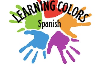 Learn Colors in Spanish, Primary colors for toddlers in Spanish, ¡Colores en Español! Flashcards, Spanish Color Flash Cards for Kids